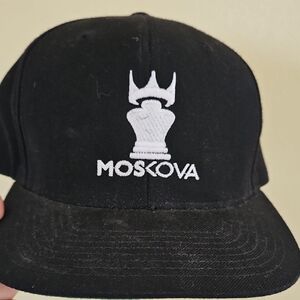 Moskova Black Baseball Cap